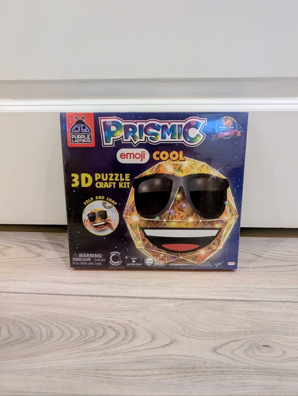 New! Purple Ladybug Prismic Make Your Own Emoji Cool 3D Puzzle Light